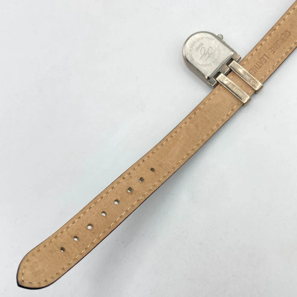 Vintage Suzanne Somers Women's Watch Silver Tone Patina Horseshoe New Battery 8